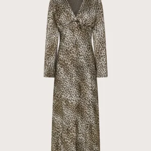 Abito midi stampa animalier