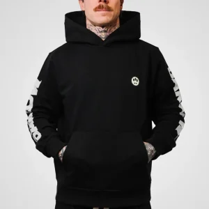 BARROW WRITE HOODIE BLACK UNISEX - Barrow