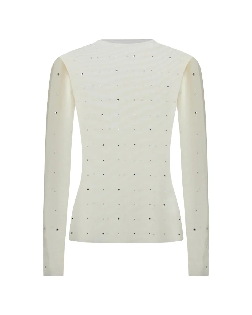 Maglia a maniche lunghe con applicazioni - immagine 2