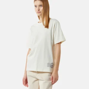 T-shirt con stampa laterale