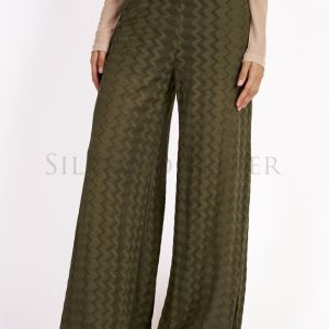 Pantalone military zig zag