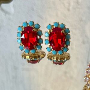 orecchini stones strass