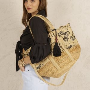 Borsa mare nappa nera